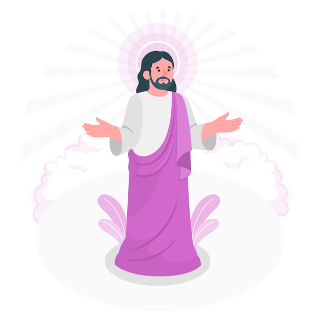 Illustration De Concept De Jésus Christ