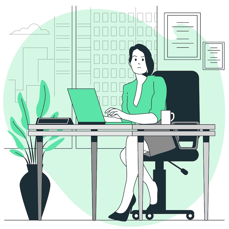 Vecteur gratuit illustration de concept de patron femme