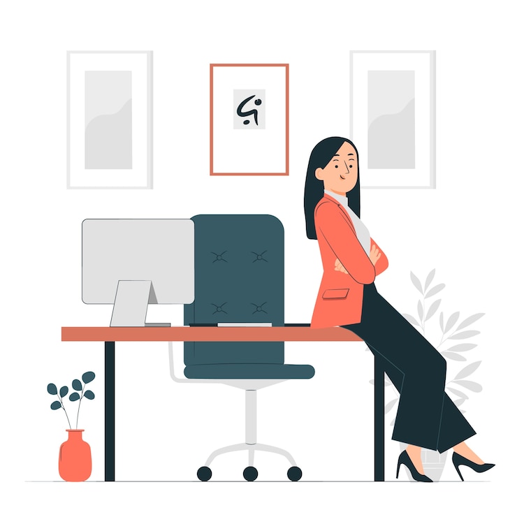 Vecteur gratuit illustration de concept de patron femme