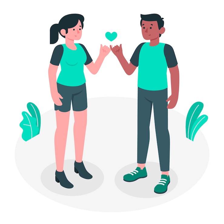 Vecteur gratuit illustration de concept pour toujours