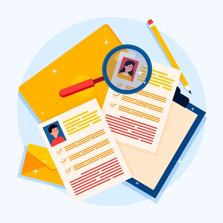 Vecteur gratuit illustration de concept de recrutement