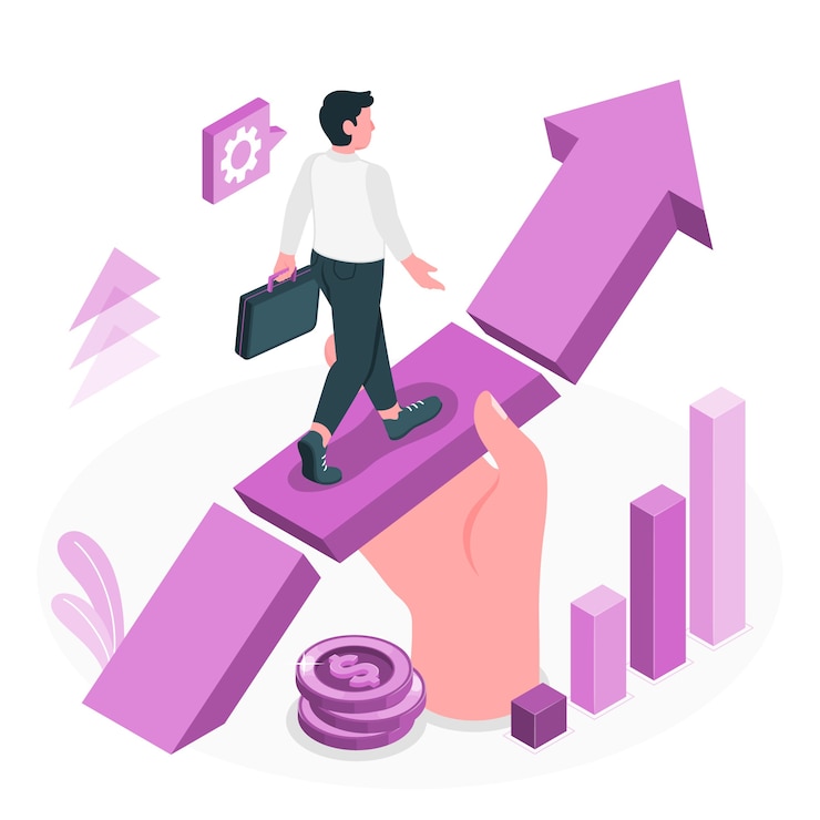 Vecteur gratuit illustration de concept de soutien aux entreprises