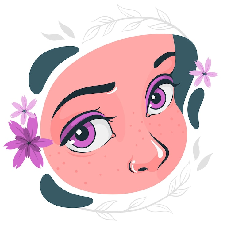 Vecteur gratuit illustration de concept d'yeux