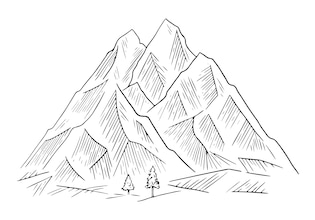 Dessin de montagne