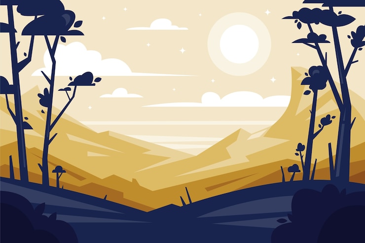 Vecteur gratuit illustration de couleurs a/w dessinée à la main