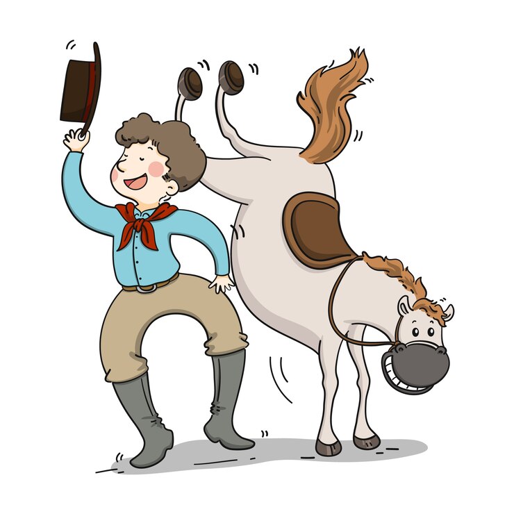 Vecteur gratuit illustration de danse gaucho dessinée à la main