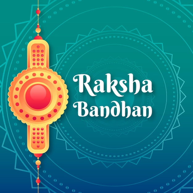 Illustration De Dégradé Raksha Bandhan