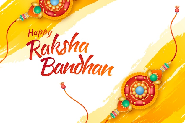 Vecteur gratuit illustration de dégradé raksha bandhan