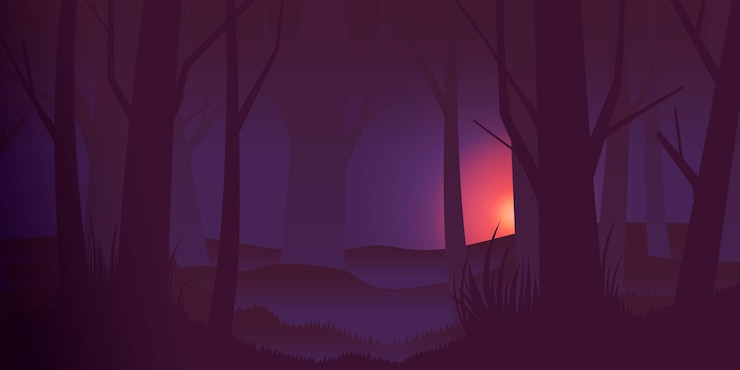 Vecteur gratuit illustration dégradée du solstice d'hiver