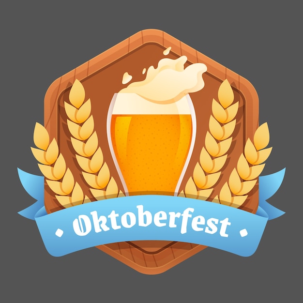 Illustration Dégradée Pour Le Festival Oktoberfest