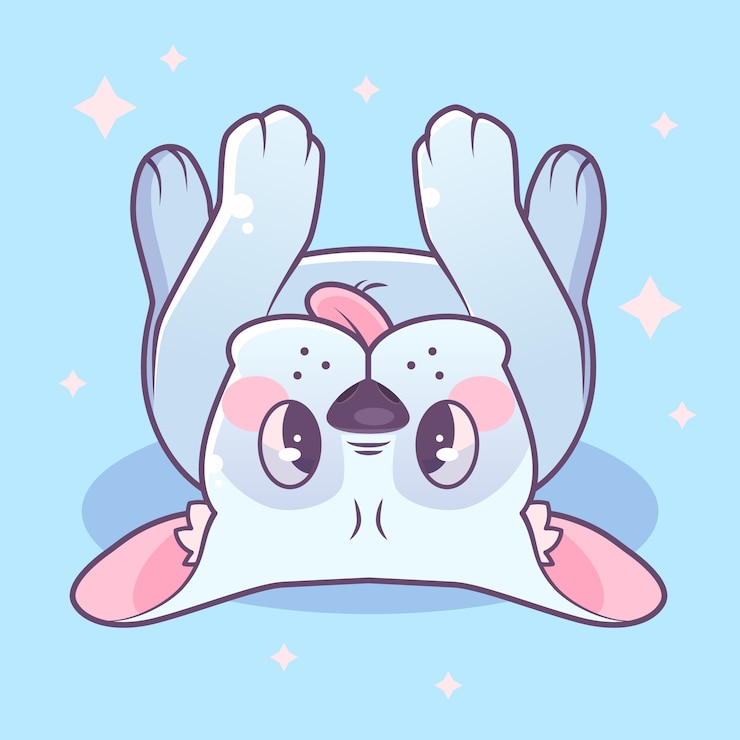 Vecteur gratuit illustration de dessin animé de bulldog français dessinée à la main