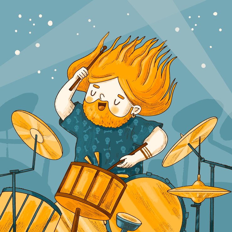 Vecteur gratuit illustration dessinée à la main pour la célébration de la journée mondiale de la musique