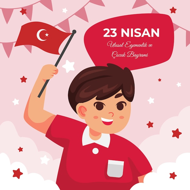 Illustration Détaillée Du 23 Nisan