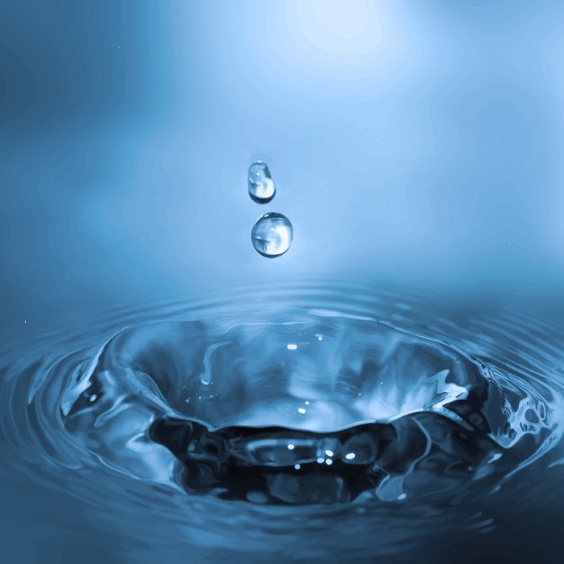 illustration détaillée de gouttes d'eau