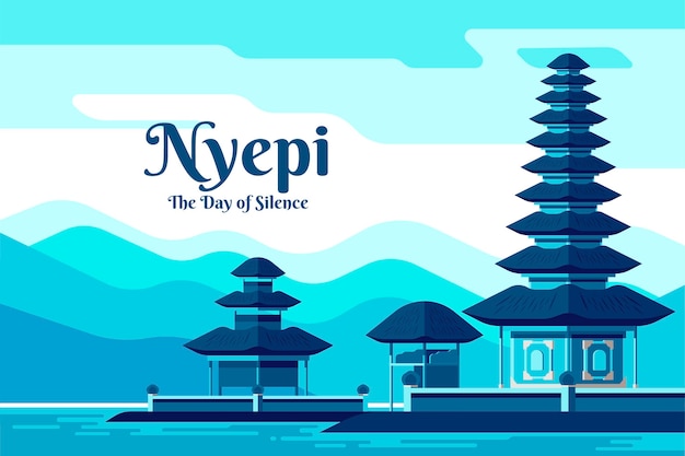 Illustration Détaillée De Nyepi