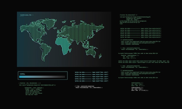 Illustration Du Code De Piratage Informatique