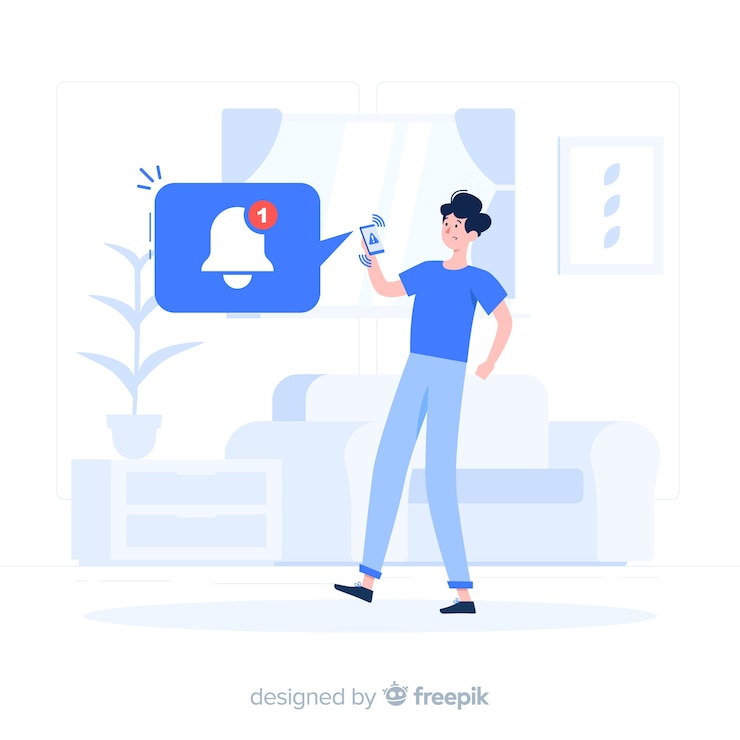 Vecteur gratuit illustration du concept d'alerte