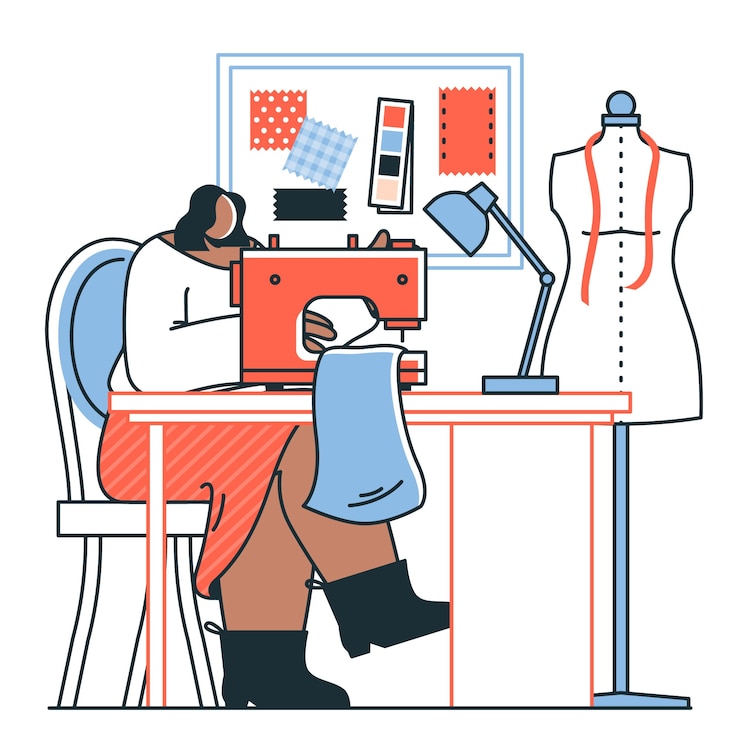 Vecteur gratuit illustration du concept d'atelier