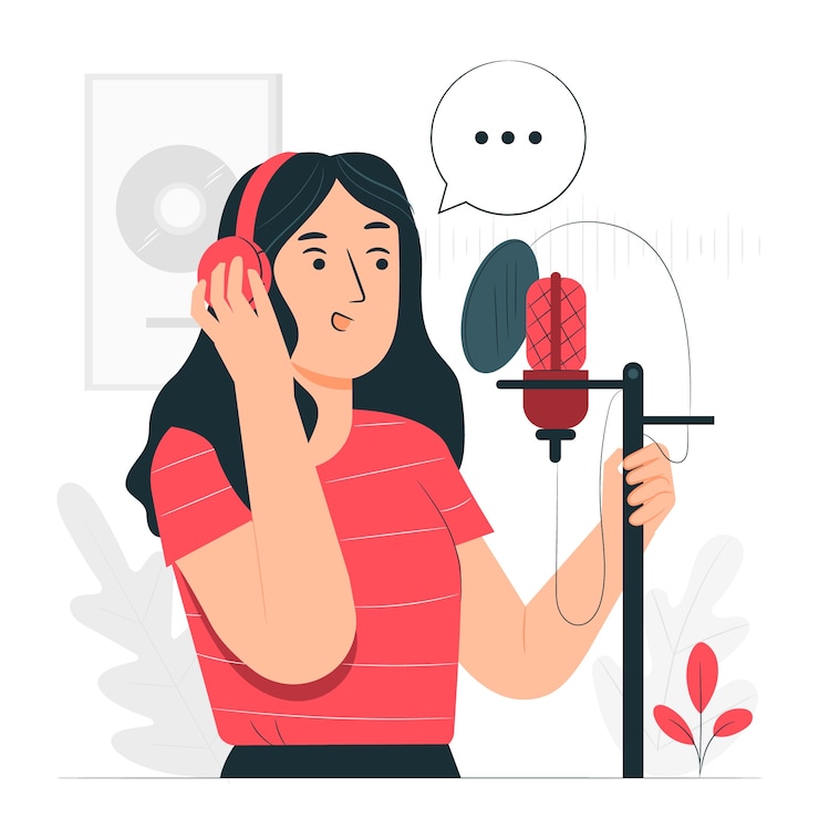 Vecteur gratuit illustration du concept d'enregistrement