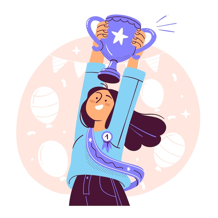 Vecteur gratuit illustration du concept des prix