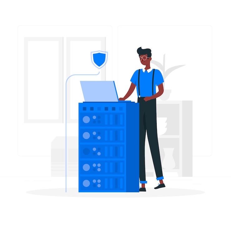 Vecteur gratuit illustration du concept de sécurité