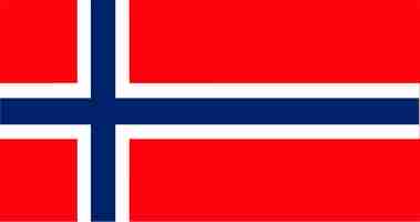 Vecteur gratuit illustration du drapeau de la norvège