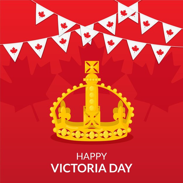 Illustration Du Jour Plat Canadien De Victoria