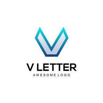 Illustration du logo de la lettre initiale v de luxe pour votre entreprise