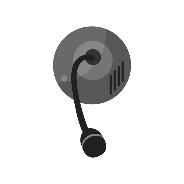 Vecteur gratuit illustration du microphone