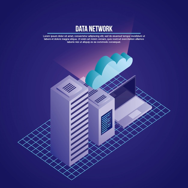 Illustration Du Réseau De Données