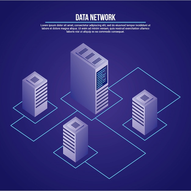 Illustration Du Réseau De Données