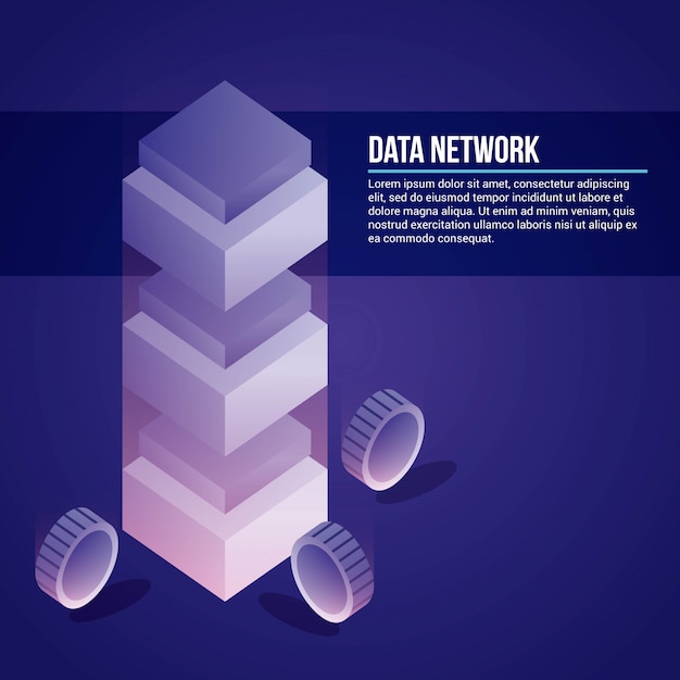 Illustration Du Réseau De Données