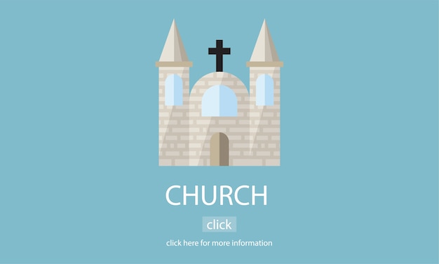 Vecteur gratuit illustration de l'église
