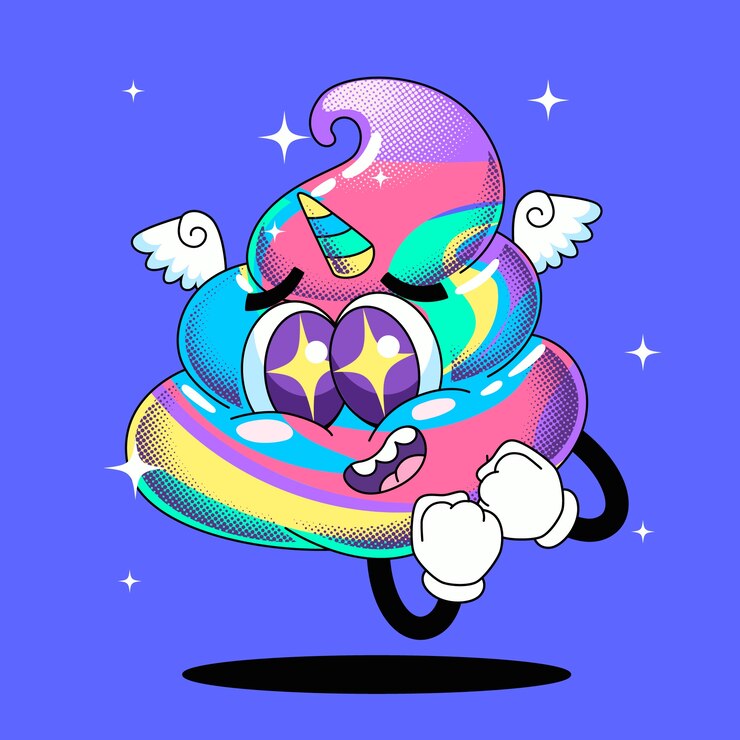 Vecteur gratuit l'illustration de l'émoji du caca