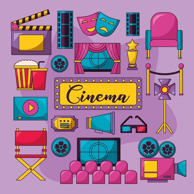 Illustration De Film De Cinéma