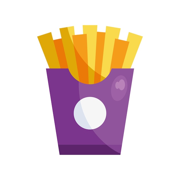 Vecteur gratuit illustration de frites