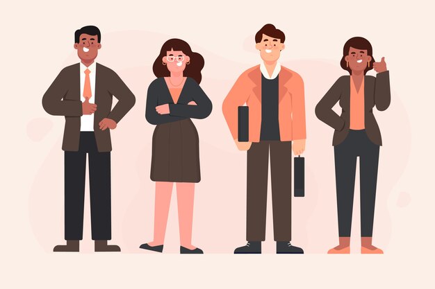 Illustration de gens d'affaires