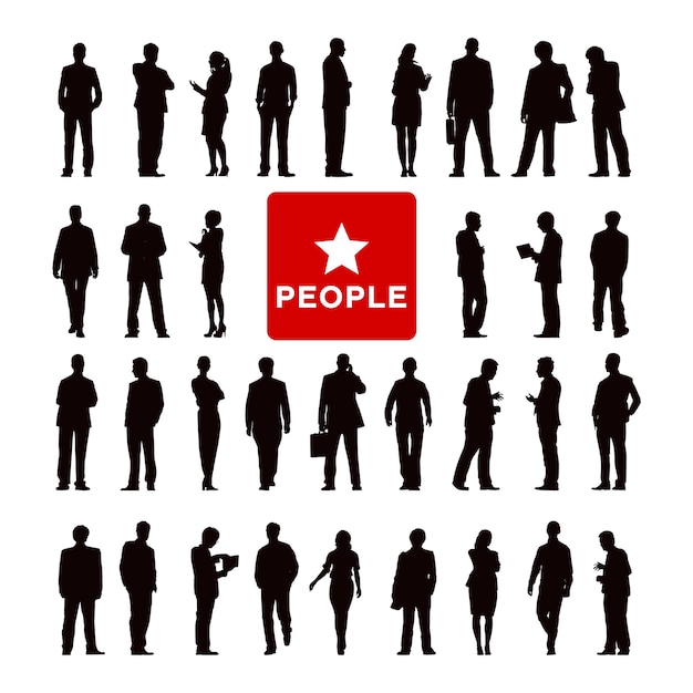 Illustration des gens d&#39;affaires