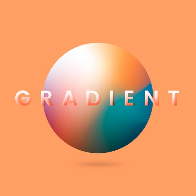 Vecteur gratuit illustration de gradient