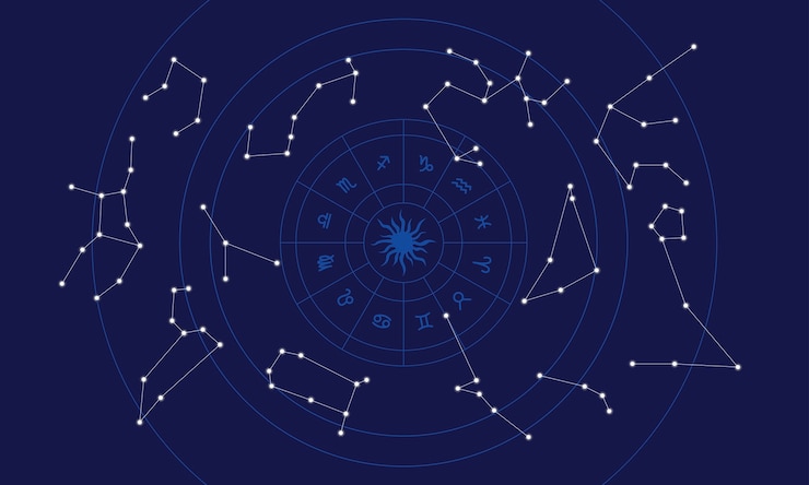 Vecteur gratuit illustration de l'horoscope