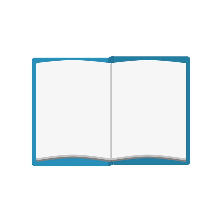 Vecteur gratuit illustration de l&#39;icône de cahier