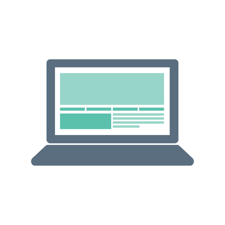 Vecteur gratuit illustration de l&#39;icône de l&#39;ordinateur