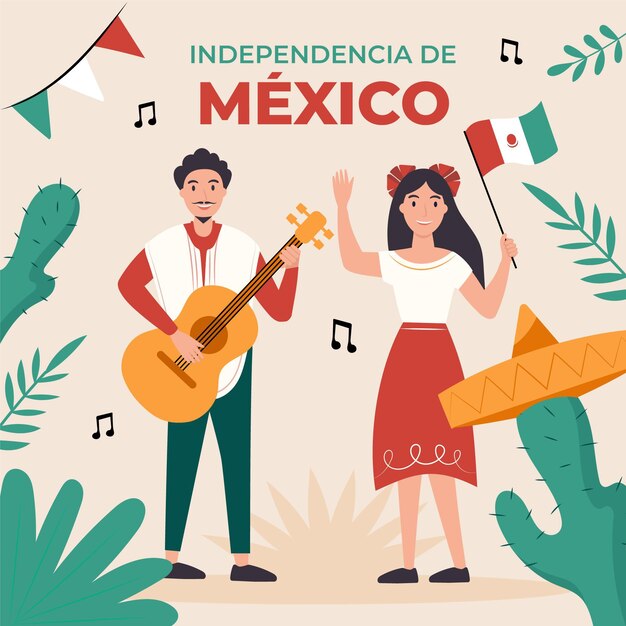 Illustration de l'Independencia de Mexico