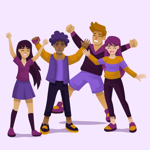 Illustration des jeunes