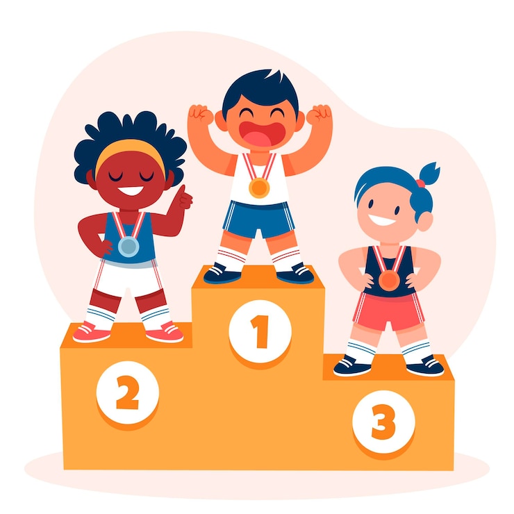 Vecteur gratuit illustration des jeux olympiques plats organiques 2021