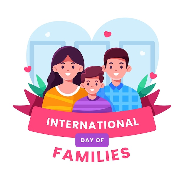 Illustration De La Journée Internationale Des Familles