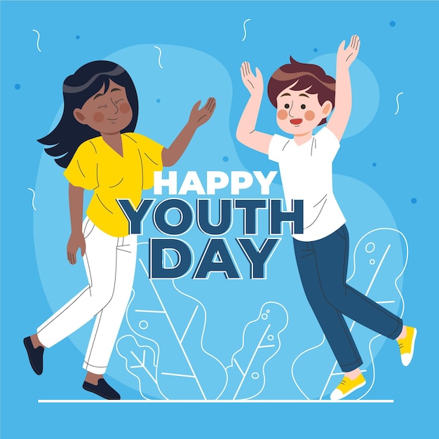 Illustration De La Journée Internationale De La Jeunesse