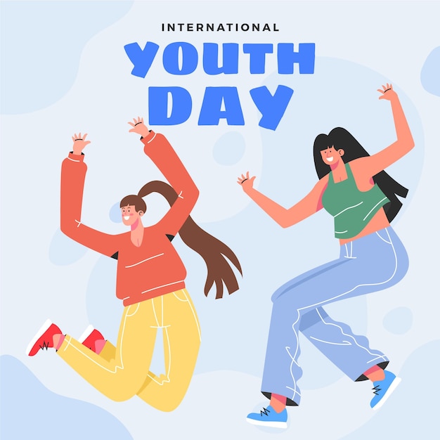 Illustration De La Journée Internationale De La Jeunesse
