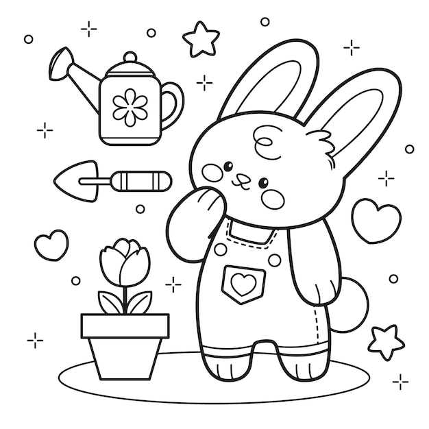 Vecteur gratuit illustration kawaii dessinée à la main