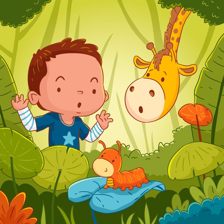 Vecteur gratuit illustration de livre pour enfants dessinés à la main